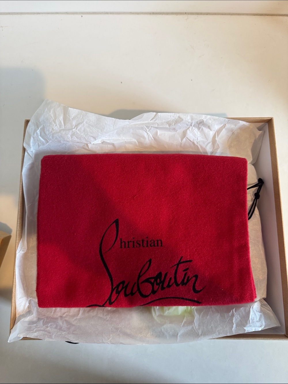 Christian Louboutin Brown Kraft Box with Red Logo - Picture 2 of 8